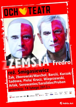 Zemsta - Wiktor Zborowski i Cezary Żak w spektaklu Och-Teatru