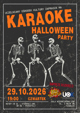 Halloween karaoke party