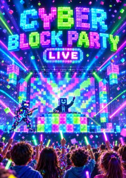 CYBER BLOCK PARTY - Mikołajkowy Koncert dla Dzieci na Żywo