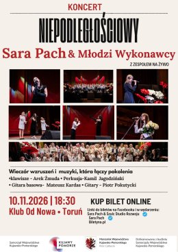 Koncert niepodległościowy - Sara Pach & Młodzi Wykonawcy