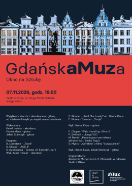 GdańskaMuza – Okno na Sztukę | wieczór z akordeonem i gitarą