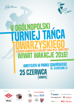 V OGÓLNOPOLSKI TURNIEJ TAŃCA TOWARZYSKIEGO