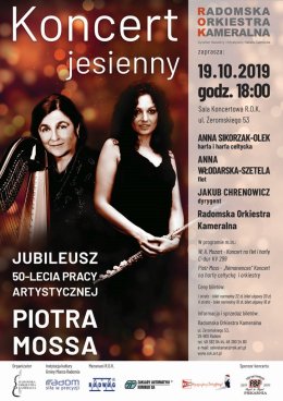 Koncert jesienny z okazji jubileuszu 50-lecia pracy artystycznej Piotra Mossa