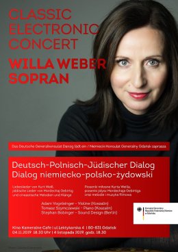 BILETY WYPRZEDANE - Willa Weber koncert - rezerwacje wyłącznie telefonicznie lub bilety@kinokameralnecafe.pl