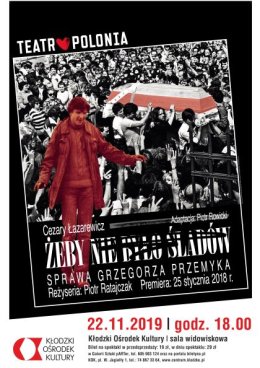 "Żeby nie było śladów" - Teatr Polonia, Warszawa