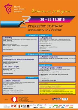 XXV Festiwal Zderzenie Teatrów / 20-25.11.2019 r. / KARNET