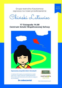 Premiera spektaklu "Chiński latawiec" Grupa Kasztanowa