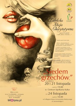 Spektakl Charytatywny "Znani, a nieznani": Siedem grzechów