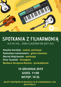 Spotkania z Filharmonią // Hu Hu Ha... Zima z jazzem nie jest zła