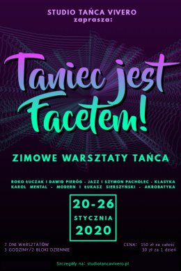 Taniec Jest Facetem! - Zimowe Warsztaty Tańca
