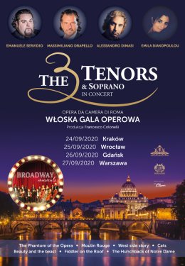 The 3 Tenors & Soprano - Broadway Musicals