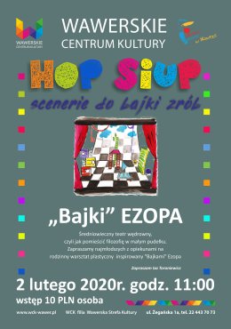HOP-SIUP warsztaty teatralno-plastyczne