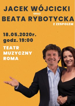 Jacek Wójcicki oraz Beata Rybotycka z Zespołem