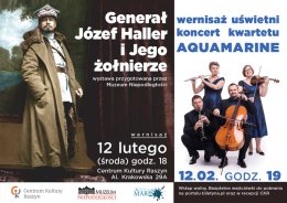 Wystawa „ Generał Józef Haller i jego żołnierze ” - koncert kwartetu AQUAMARINE