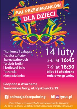 Bal przebierańców dla dzieci