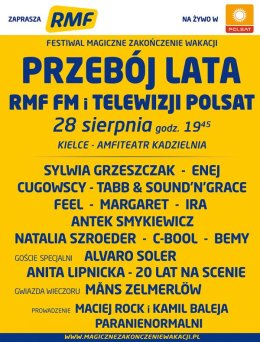 Festiwal Magiczne Zakończenie Wakacji z Polsatem i RMF FM Kielce 2016 - dzień 2