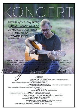 Jacek Gessek - premiera płyty "Życie"