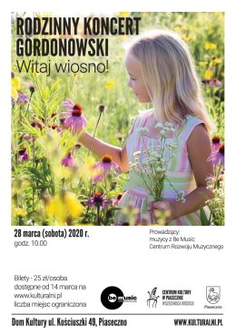 Rodzinny Koncert Gordonowski - Witaj wiosno!
