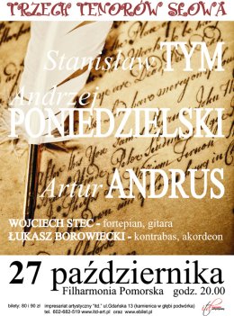 Trzech Tenorów Słowa