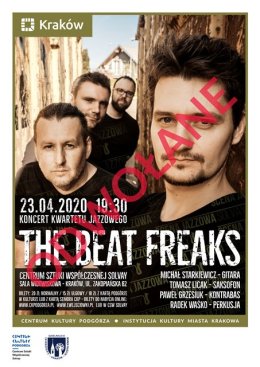 Koncert kwartetu jazzowego „The Beat Freaks” ODWOŁANY
