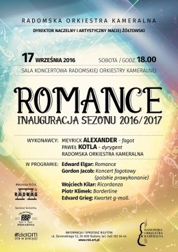 ROMANCE - Inauguracja sezonu artystycznego 2016/2017