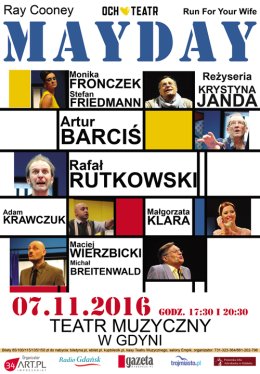 Mayday - farsa Teatru-Och w reż. Krystyny Jandy