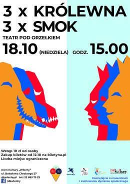 Przedstawienie dla dzieci 3 xkrólewna 3 xsmok