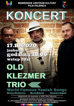 Old Klezmer Trio -koncert w Falenicy
