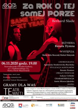 Spektakl - ZA ROK O TEJ SAMEJ PORZE