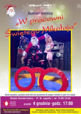 "W pracowni Świętego Mikołaja" - spektakl familijny