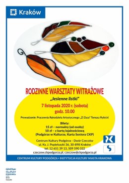 Jesienne liście - warsztaty rodzinne