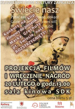 Uroczystość rozstrzygnięcia konkursu na wideoklip „Świecie nasz”