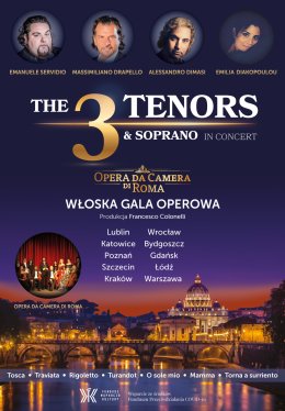 Plakat The 3 Tenors & Soprano - Włoska Gala Operowa 47958
