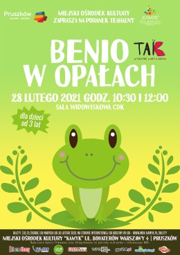 Poranek teatralny "Benio w opałach" - Teatr Tak
