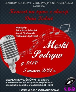 Mężczyźni kobietom – koncert na Dzień Kobiet