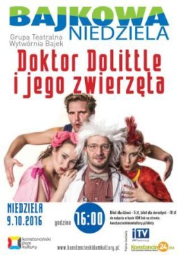 Spektakl ,,Doktor Dolittle i jego zwierzęta”