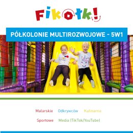 PÓŁKOLONIE MULTIROZWOJOWE - SALE ZABAW FIKOŁKI - LATO 2021