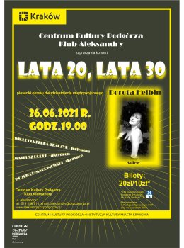 "Lata 20-te, lata 30-te" - Dorota Helbin