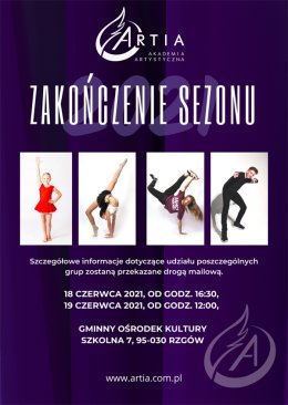 ARTIA - Koncert na zakończenie sezonu artystycznego 2020/2021