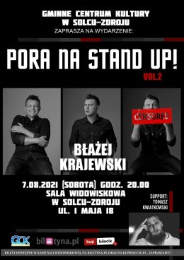 Pora na Stand-up vol.2: BŁAŻEJ KRAJEWSKI