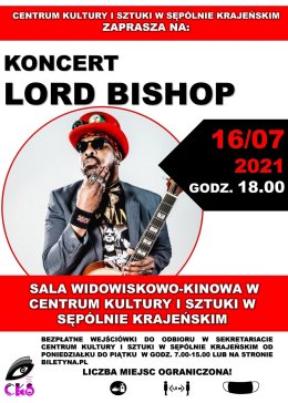 Lord Bishop Rocks – gitarowy czarodziej w Sępólnie Krajeńskim!
