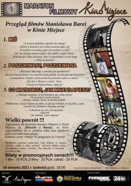 Przegląd filmów Stanisława Barei: "Miś", "Poszukiwany, poszukiwana", "Co mi zrobisz, jak mnie złapiesz"