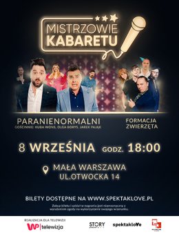 Mistrzowie Kabaretu: Formacja Zwierzęta i Paranienormalni -  rejestracja WP Telewizja