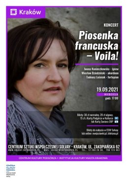 Koncert „Piosenka francuska – Voila!”