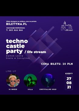 Techno castle party / life stream