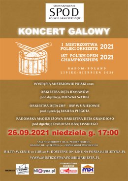 Koncert Galowy - Mistrzostwa Polski Orkiestr Dętych