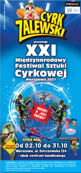 Międzynarodowy Festiwal Sztuki Cyrkowej Warszawa 2021