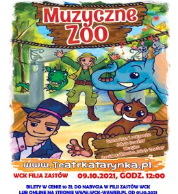 Spektakl teatralny "Muzyczne ZOO" w Zastowie