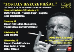 Kwartet ProForma, Adam Mortas & Encore, Michał Wilgocki & Judyta Gąsior - "Zostały jeszcze pieśni..."