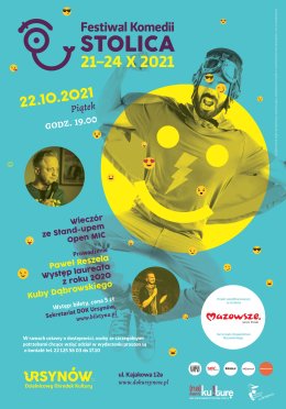 OPEN MIC i stand - up Kuby Dąbrowskiego, prowadzi Paweł Reszela - Festiwal Komedii STOLICA